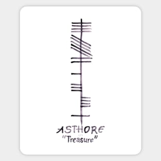 Ogham - Treasure Sticker